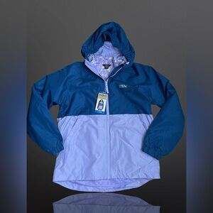 Eddie Bauer Youth Light Weight Water
Resistant 3-In-1 Jacket Hoodie Sz L (14/16)